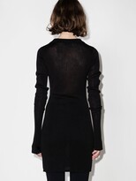 Thumbnail for your product : ST. AGNI V-neck ribbed knit tunic