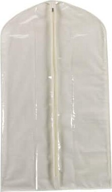 Household Essentials 42" White Suit Protector Garment Bag
