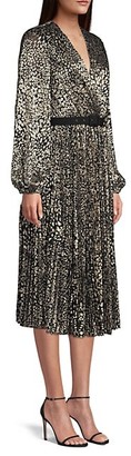 Rebecca Vallance Vienna Leopard Print Midi Dress