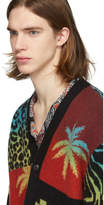 Thumbnail for your product : Amiri Multicolor Ombre Patchwork Cardigan
