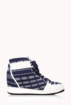 Thumbnail for your product : Forever 21 Globetrotter Wedge Sneakers