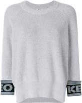 Kenzo logo cuff sweater