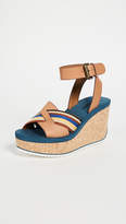 Thumbnail for your product : See by Chloe Mina Cork Wedge Sandals