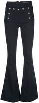 Thumbnail for your product : Veronica Beard button flared jeans