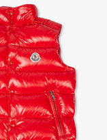 Thumbnail for your product : Moncler Padded logo-embroidered shell-down gilet 4-14 years