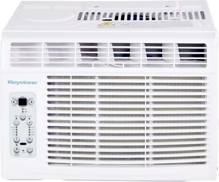 Key Stone 12,000 BTU (DOE) Window Air Conditioner Cools 550 sq. ft. with Dehumidifier and Remote in White