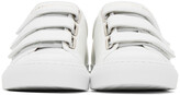 Thumbnail for your product : Givenchy White Velcro Urban Knots Sneakers