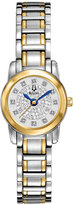 Thumbnail for your product : Bulova Women's Diamond (3/10 ct. t.w.) Two-Tone Stainless Steel Bracelet Watch 21mm 98P133
