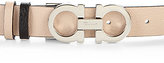 Thumbnail for your product : Ferragamo Double Gancini Leather Belt