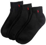 Thumbnail for your product : Ralph Lauren Quarter Sock 3-Pack