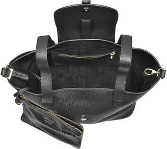 Meli-Melo Black Leather Thela Medium Tote Bag