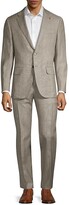 Thumbnail for your product : Isaia Single-Breasted Windowpane Wool Suit