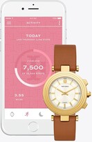 Thumbnail for your product : Tory Burch Classic T Hybrid Smartwatch, Gold-Tone/Cream 36 X 46 MM
