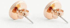 Ted Baker Eisley enamel mini button earrings