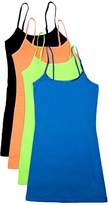 Thumbnail for your product : Active Products 4 Pack Active Basic Women's Basic Tank Top (,N.Pink/N.Orange/N.Yellow/Blue)