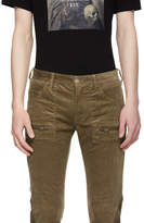 Thumbnail for your product : Undercover Beige Corduroy Zip Skinny Jeans