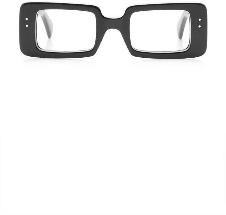 gucci square frame acetate