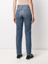 Thumbnail for your product : Ganni High-Waisted Straight-Leg Jeans
