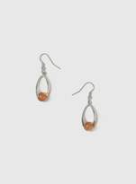 Thumbnail for your product : Evans Brown Bead Earrings
