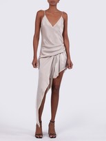 Thumbnail for your product : Alexander Wang Asymmetric Cami Slip Dress Champagne