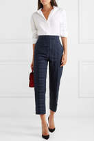 Thumbnail for your product : Thom Browne Pinstriped Cotton Slim-leg Pants