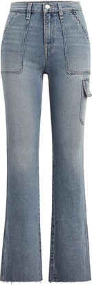 Hudson Utility Faye Ultra High-Rise Bootcut Jeans