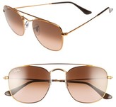 Thumbnail for your product : Ray-Ban Women's Icons 54Mm Aviator Sunglasses - Green/ Brown
