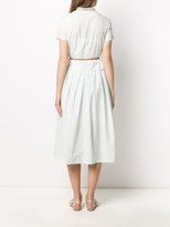 Thumbnail for your product : Fabiana Filippi Full Shape Embellished-Collar Dress