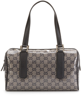 Thumbnail for your product : Gucci Guccissima Patent Coated Canvas Double Handle Small Shoulder Bag