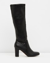Thumbnail for your product : Verali - Women's Black Knee-High Boots - Zack - Size One Size, 38 at The Iconic