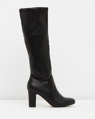 Verali - Women's Black Knee-High Boots - Zack - Size One Size, 38 at The Iconic