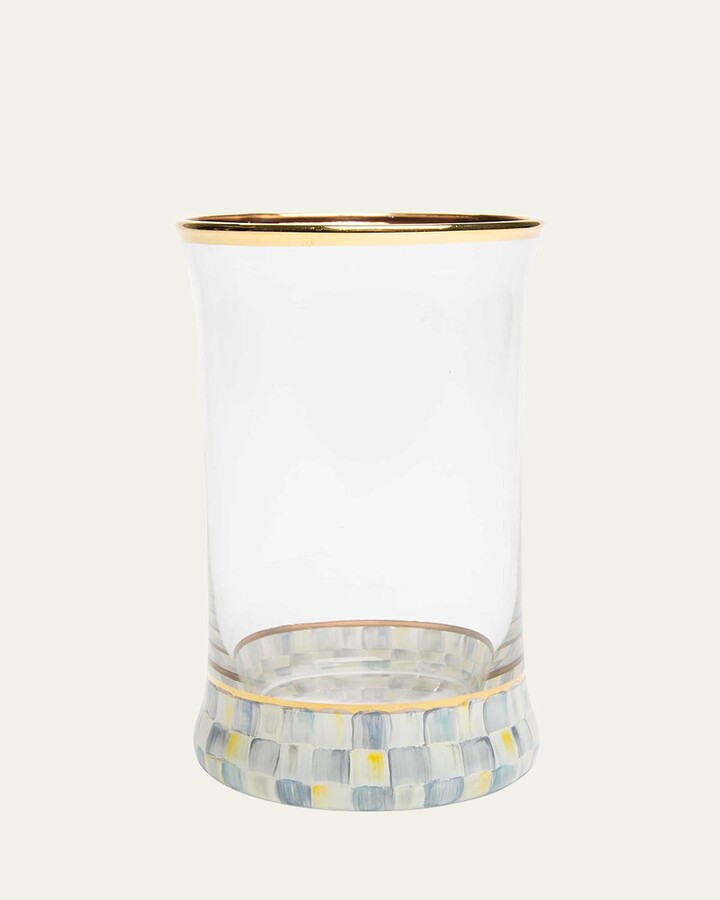 Sterling Check Highball Glass