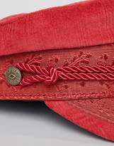 Thumbnail for your product : Brixton Baker Boy Embroidered Hat in Red