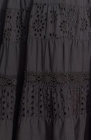Thumbnail for your product : MICHAEL Michael Kors Smocked Tiered Eyelet Cotton Midi Skirt (Regular & Petite)