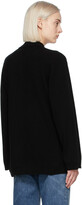 Thumbnail for your product : Ganni Black Cashmere Knit Blouse Polo