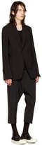 Thumbnail for your product : Rick Owens Black Cropped Astaires Trousers