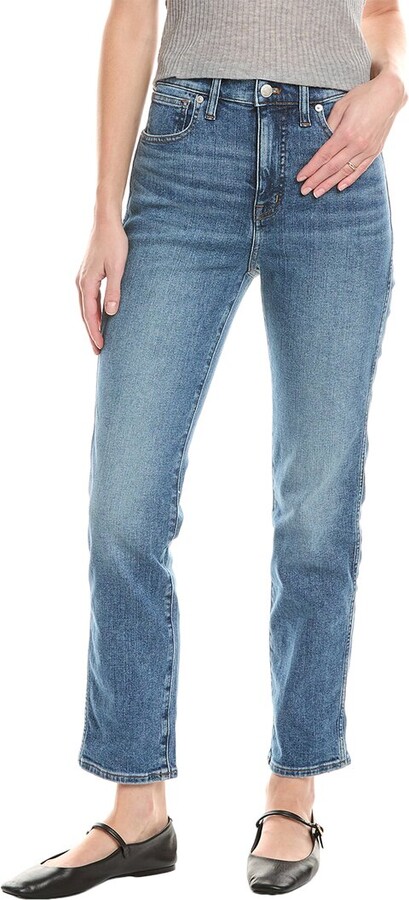 Madewell Stovepipe Heathridge Wash Jean