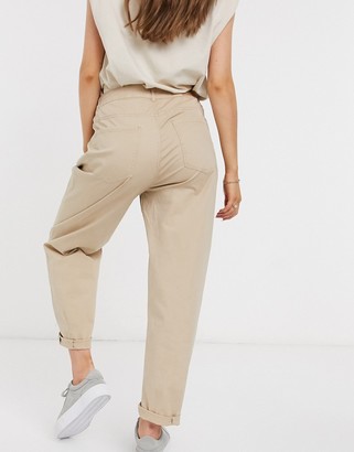Vero Moda cargo pants in beige - ShopStyle