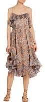 Thumbnail for your product : Zimmermann Harlequin Heriz Printed Crinkled Silk-Georgette Dress