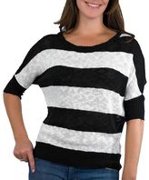 Thumbnail for your product : JCPenney BY AND BY by&by Striped Sweater