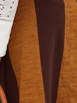 Thumbnail for your product : Ace&Jig Maisie Patch-pocket Striped Cotton Midi Skirt - Brown Multi