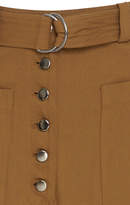 Thumbnail for your product : A.L.C. Linen and Silk-Blend Twill Wide-Leg Pants