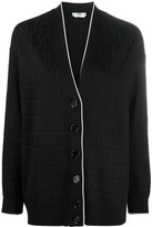 Thumbnail for your product : Fendi FF embroidered cardigan