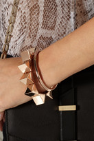 Thumbnail for your product : Eddie Borgo Rose gold-plated pyramid bracelet