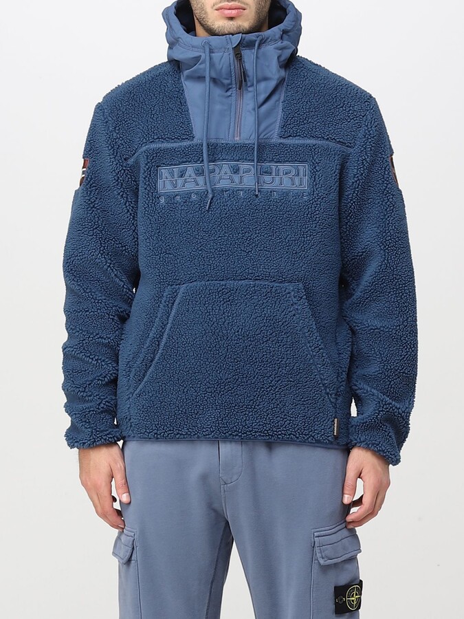 Napapijri Men's Blue Sweatshirts & Hoodies | ShopStyle
