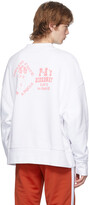 Thumbnail for your product : Palm Angels White & Pink Exotic Club Sweatshirt