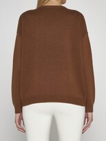 Thumbnail for your product : Max Mara Panaria Logo Wool And Cashmere Sweater