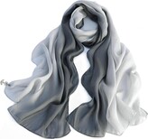 Thumbnail for your product : LoveSilk-Scarves LoveSilk Women's 100% Silk Scarf Oblong Gradient Color Blue/Navy blue