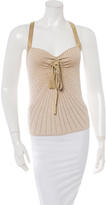 Thumbnail for your product : Valentino Metallic-Accented Tie Top