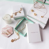 Thumbnail for your product : Wanderlust + Co Opal Hoop Gold Threader Earrings